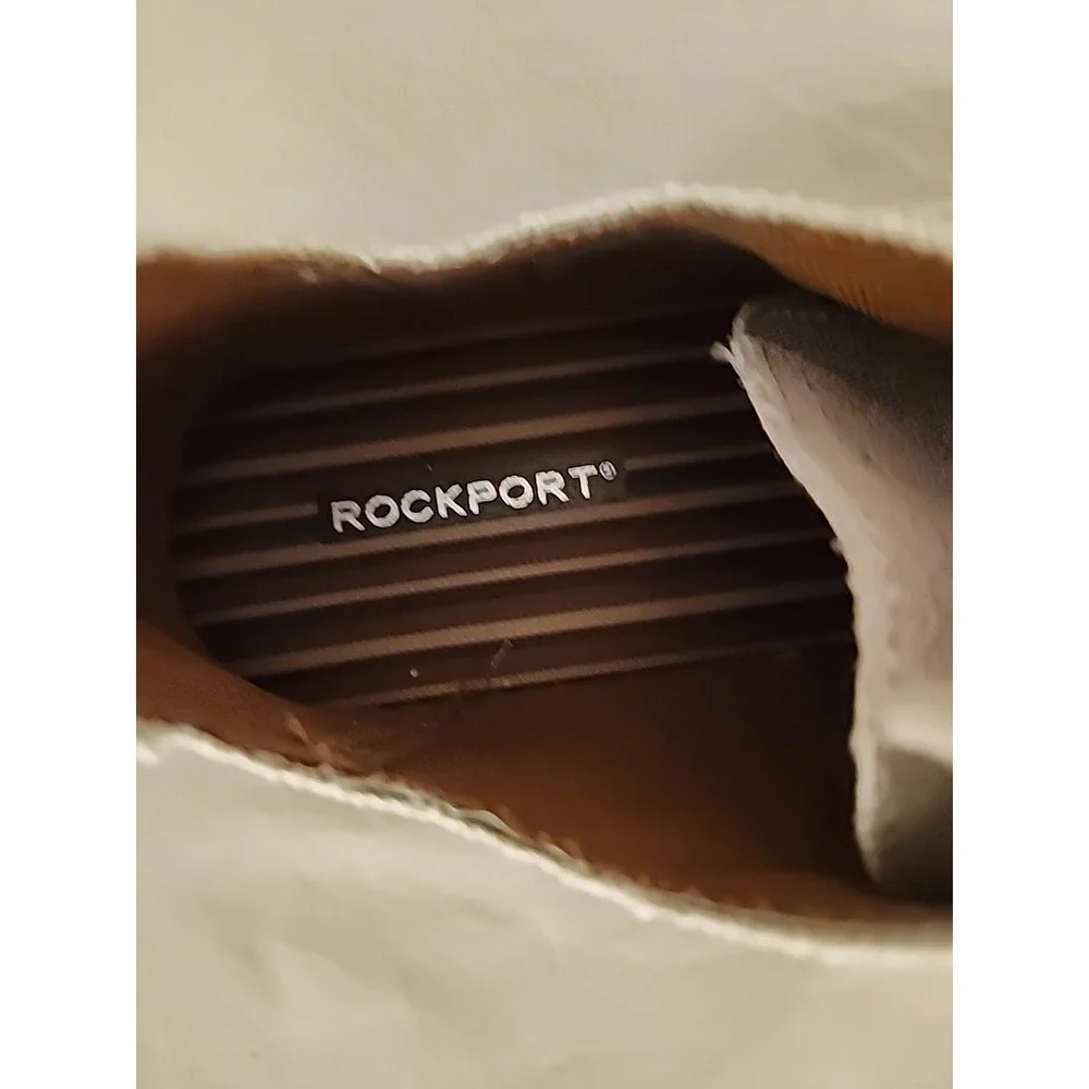 Rockport Tan Men's Canvas Oxford Size 9 New